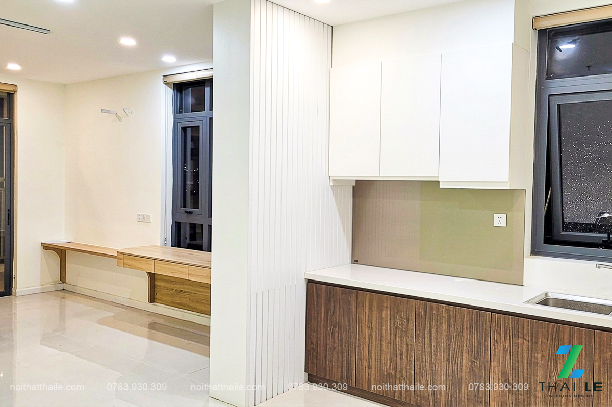 Thi công nội thất căn hộ Central Premium B0820 | 49m2
